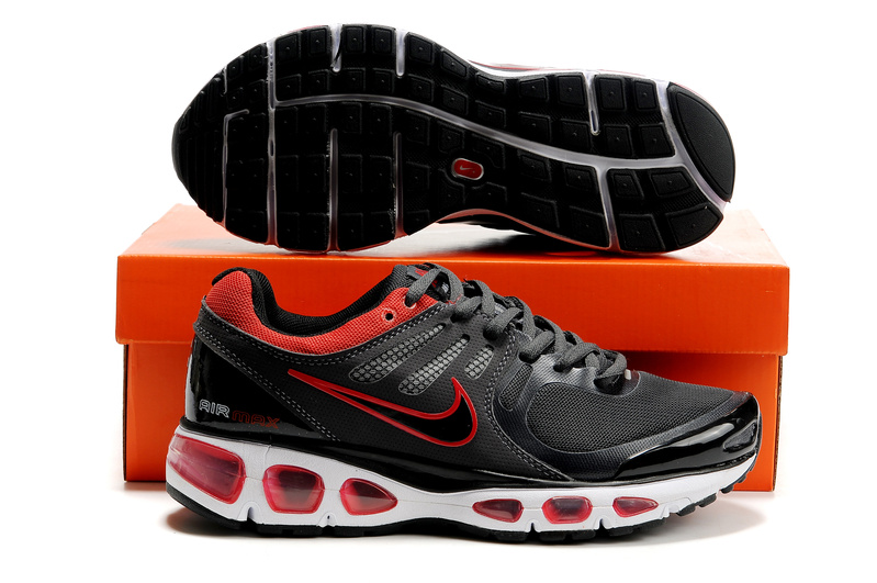 Mens Nike Air Max 2010 Black Red Shoes - Click Image to Close